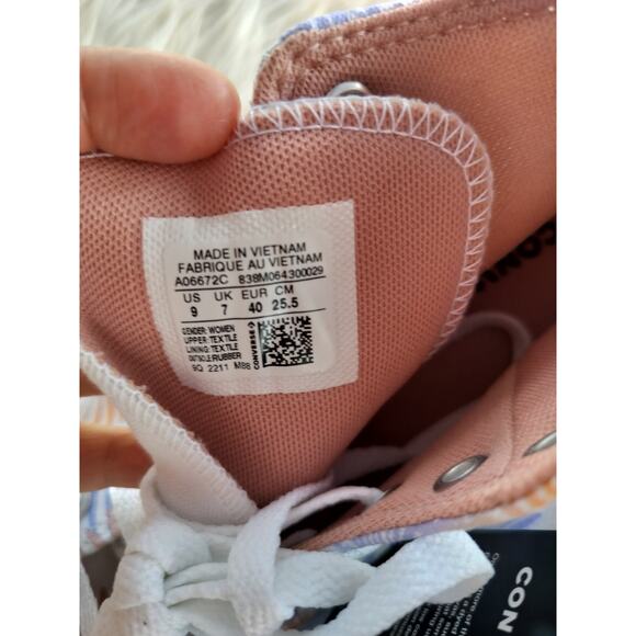 3903) Converse Women Chuck Taylor All Star Move Floral Platform Shoes Size US 9 - Picture 6 of 8